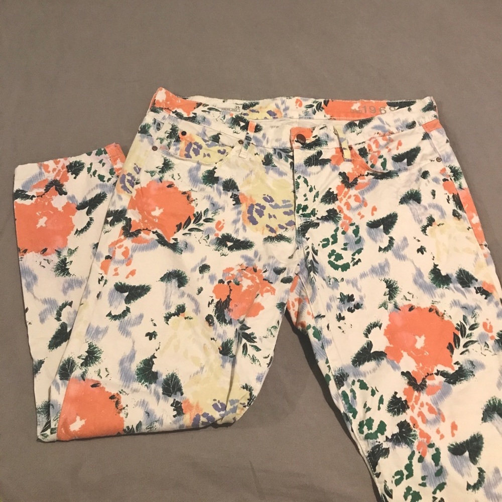Gap 1969 floral pants